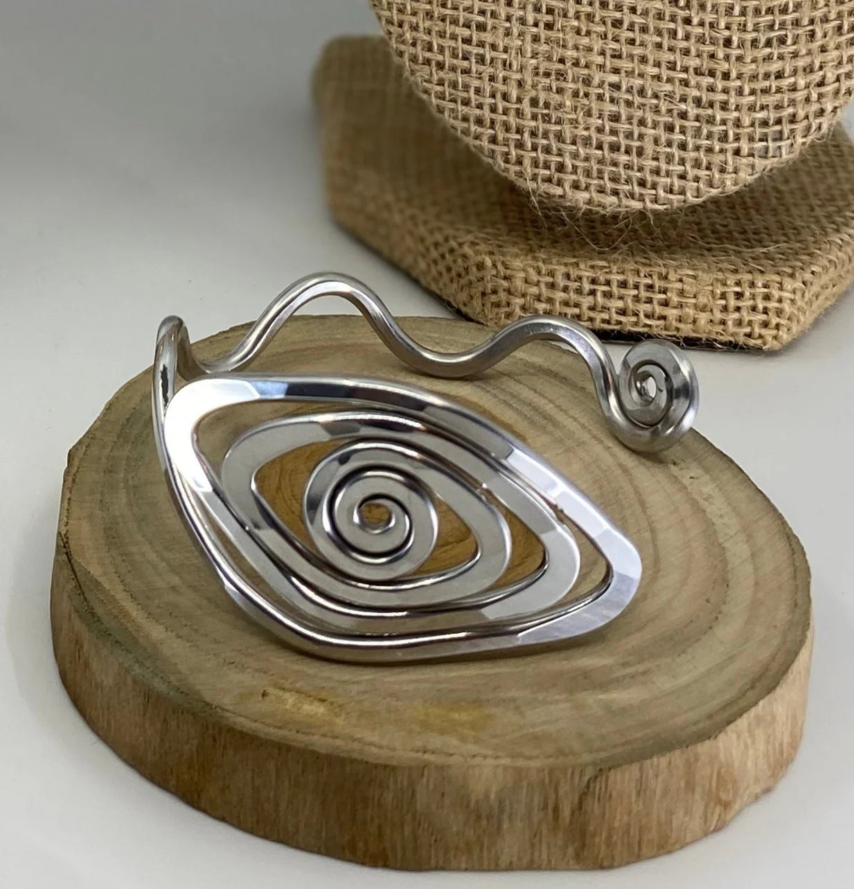 Spiral Eye Cuff