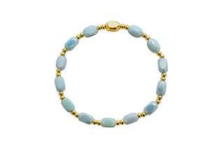 Isla “All In” – Blue Sky Stretch Bracelet