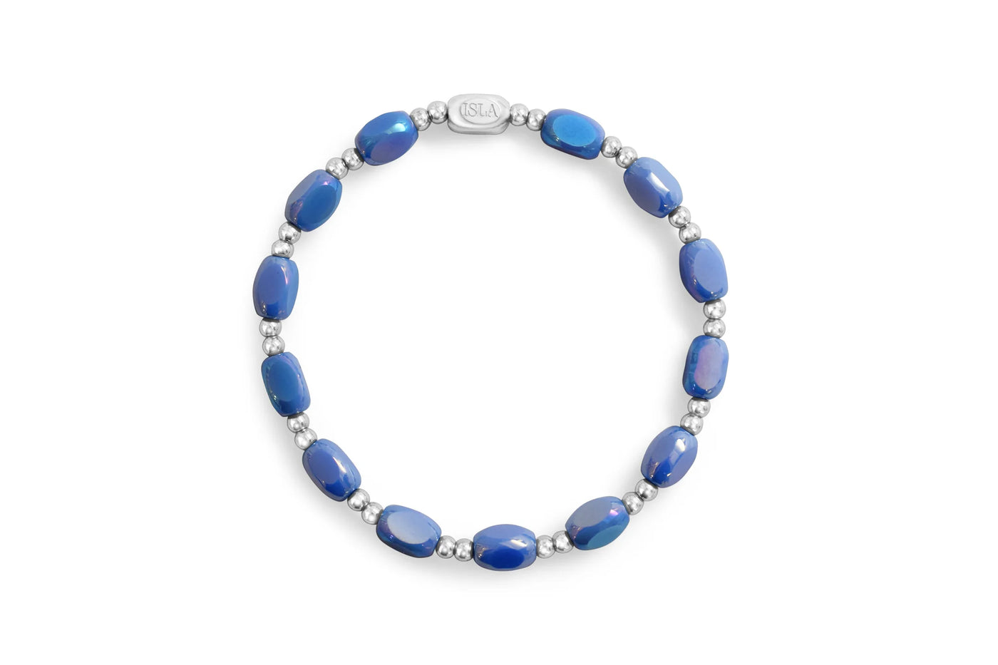 Isla “All In” – Periwinkle Water Stretch Bracelet