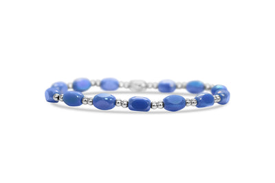 Isla “All In” – Periwinkle Water Stretch Bracelet