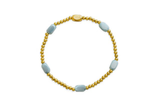 Isla “Here and There” – Blue Sky Stretch Bracelet