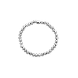 Isla 24/7 Stretch Plain Ball Bracelet PVD Steel
