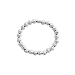 Isla 24/7 Stretch Plain Ball Bracelet PVD Steel