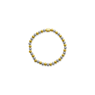 Isla Plain Ball Two Tone Bracelet
