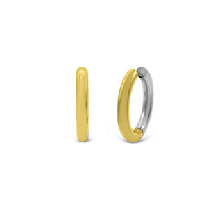 Isla Half & Half Bold Seamless Hoop 25MM