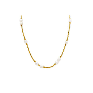 Isla Beads of Paradise Necklace - Pearl Girl