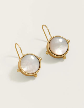 Spartina Barony Earrings Mother-of-Pearl