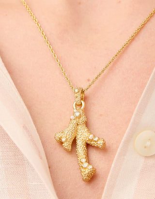 Spartina Crusty Coral Necklace 18" White Opal