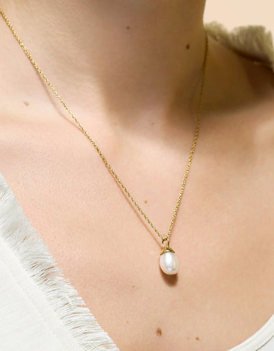 Spartina Splash Bluffton Pearl Necklace 18" Pearl