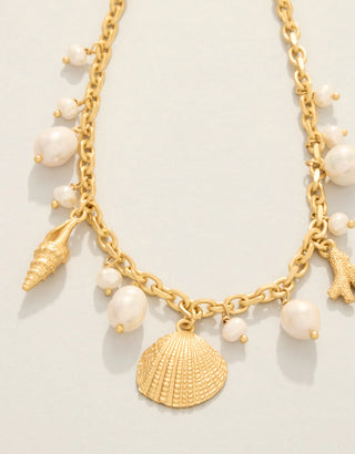 Spartina Seashore Petite Necklace 17" Pearl