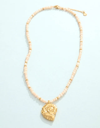 Spartina Harp Shell Necklace 18" Pearl Tarnish Resistant