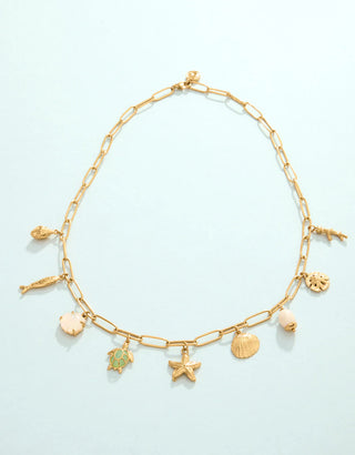 Spartina Seashore Charm Necklace 18" Tarnish Resistant