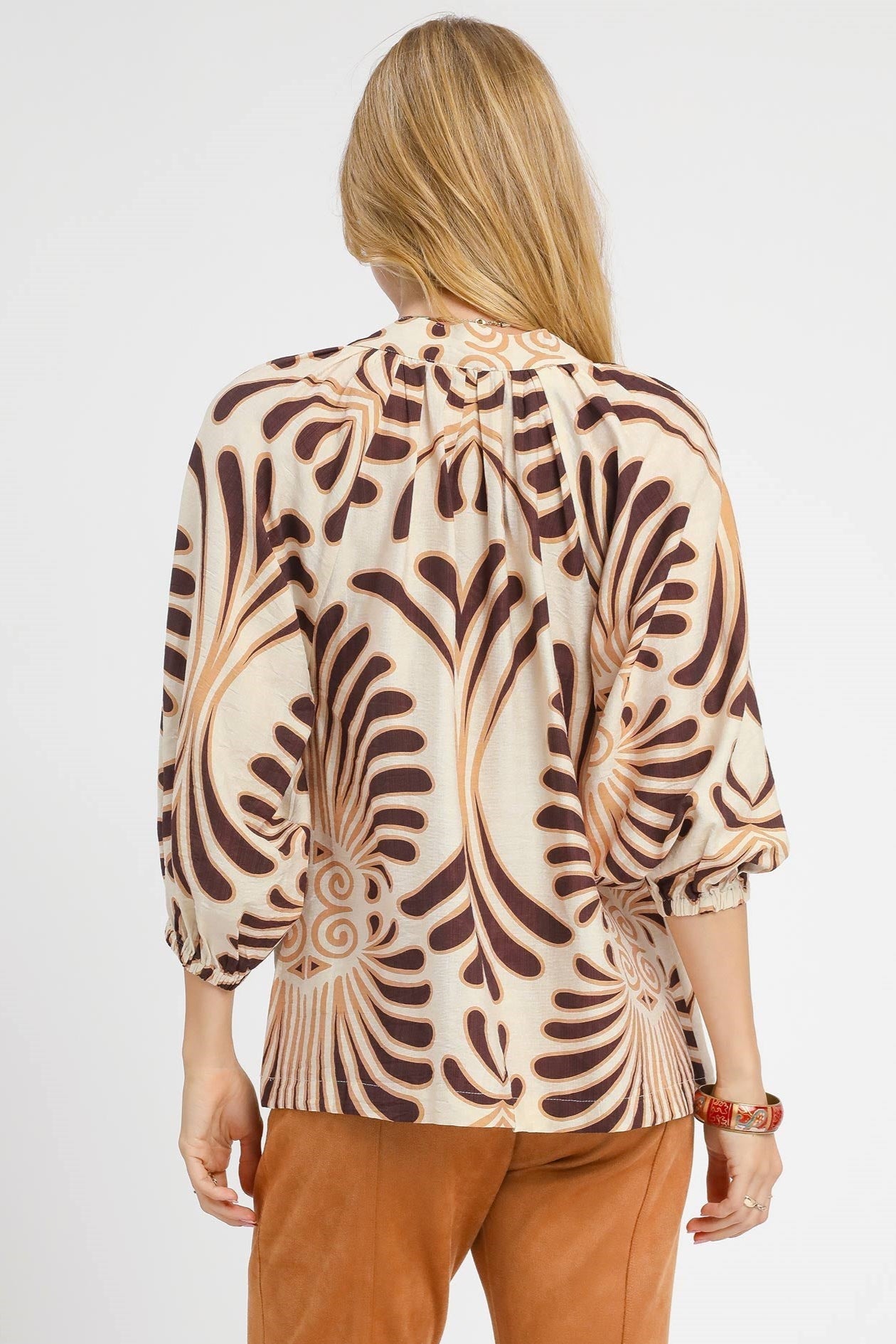 Umgee Abstract Longsleeve Top