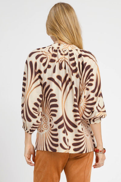 Umgee Abstract Longsleeve Top