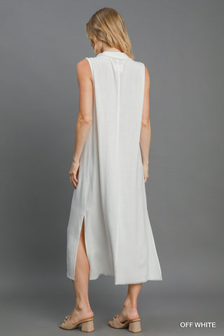 Umgee Liola Linen Midi Dress