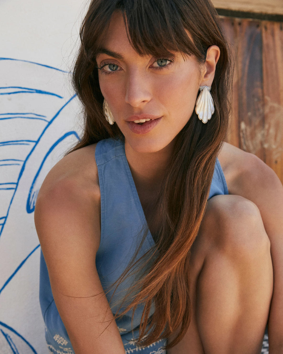 Alexa Vintage Statement Earrings – Salty Chic Boutique