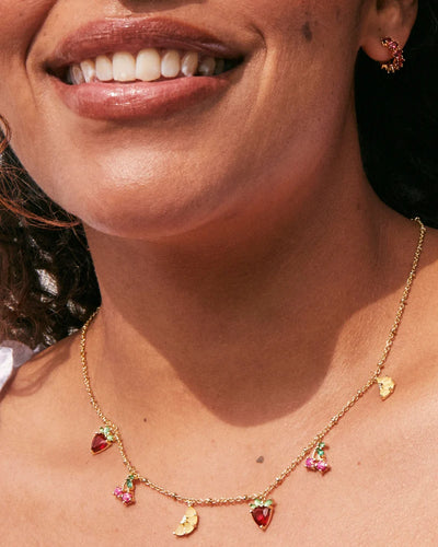 Fruit Gold Strand Necklace