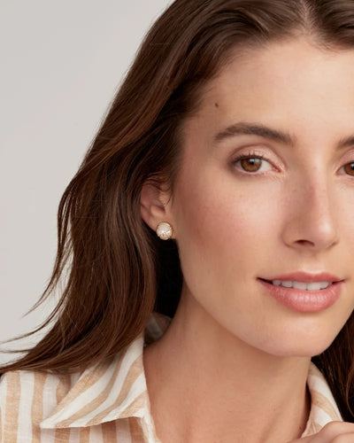 Sand Dollar Stud Earrings