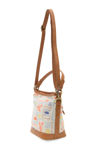 Coastal Charm Canvas Bucket Crossbody