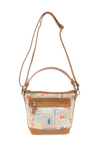 Coastal Charm Canvas Bucket Crossbody
