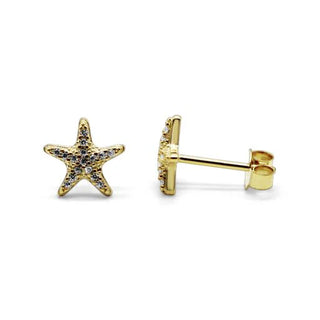 Stia Dancing Starfish Stud Earrings