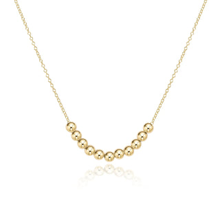 ENewton 16" Classic Beaded Bliss Gold Necklace
