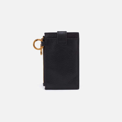 Hobo Ring Credit Card Wristlet - Pebbled Black