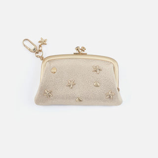 Hobo Cheer Frame Pouch - Sand Shimmer