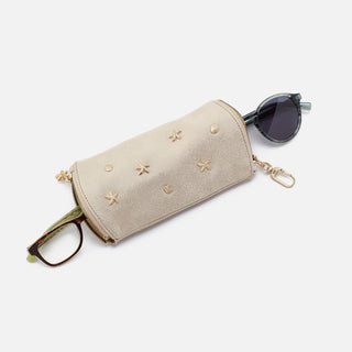 Hobo Spark Double Eyeglass Case - Sand Shimmer