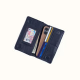 Hobo Lumen Continental Wallet In Pebbled Leather
