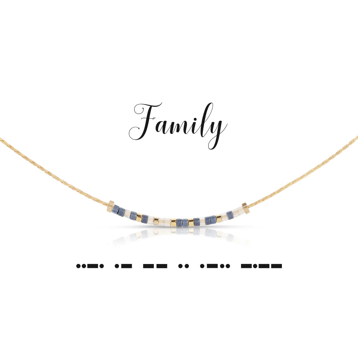 Dot & Dash Family Necklace