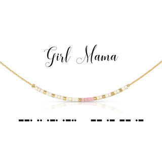 Dot & Dash Girl Mama Necklace
