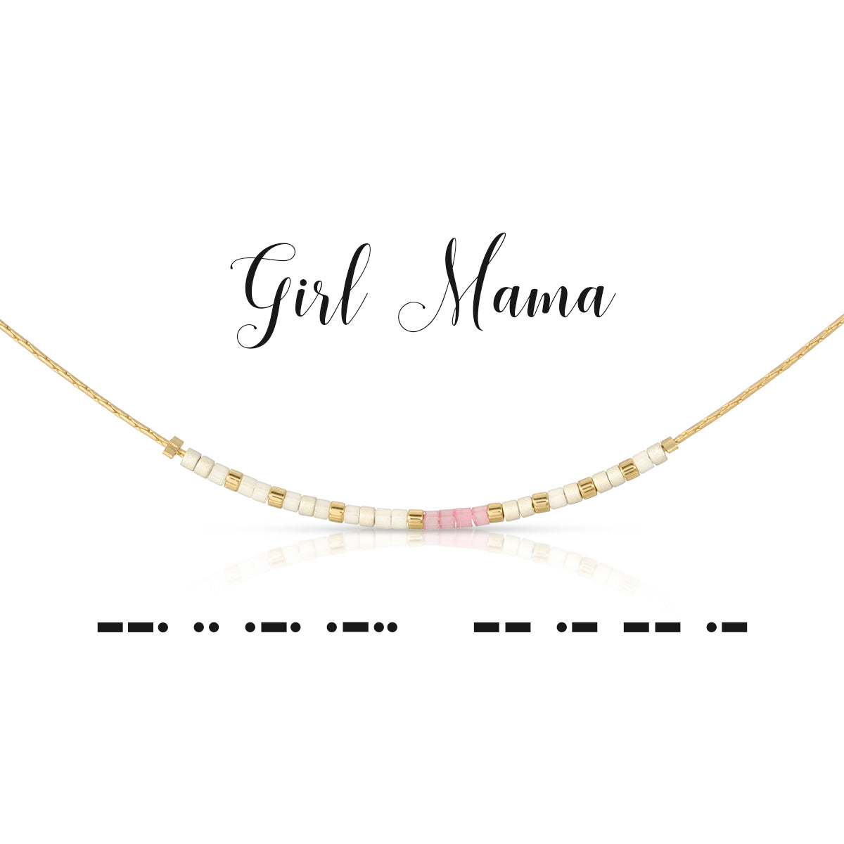 Dot & Dash Girl Mama Necklace