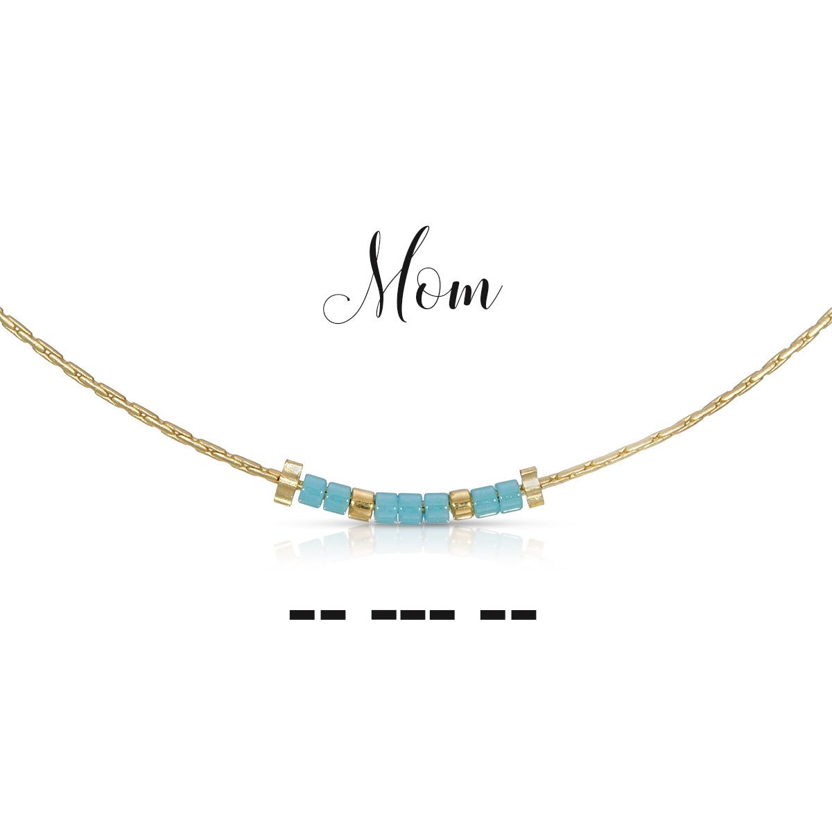 Dot & Dash Mom Necklace