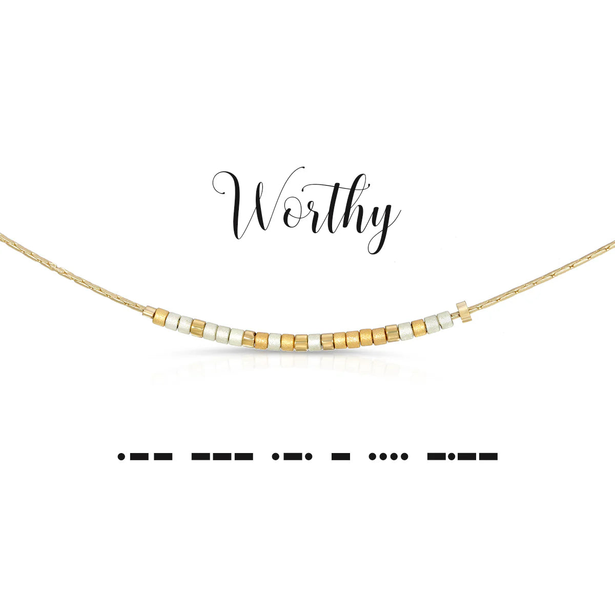 Dot & Dash Worthy Necklace