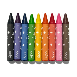 Carry Along! Coloring Book and Crayon Set - Unicorn Pals - Set of 9 Crayons