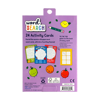 Word Search Activity Cards
