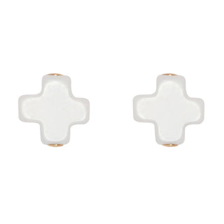 ENewton Signature Cross Small Stud