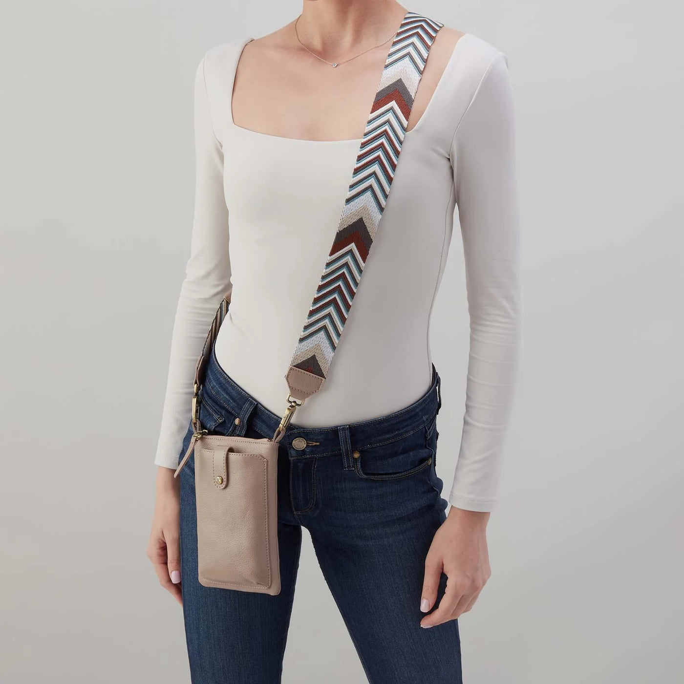 Hobo Cass Phone Crossbody - Warm Adobe