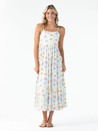 Simply Southern Tiered Coastal Dress