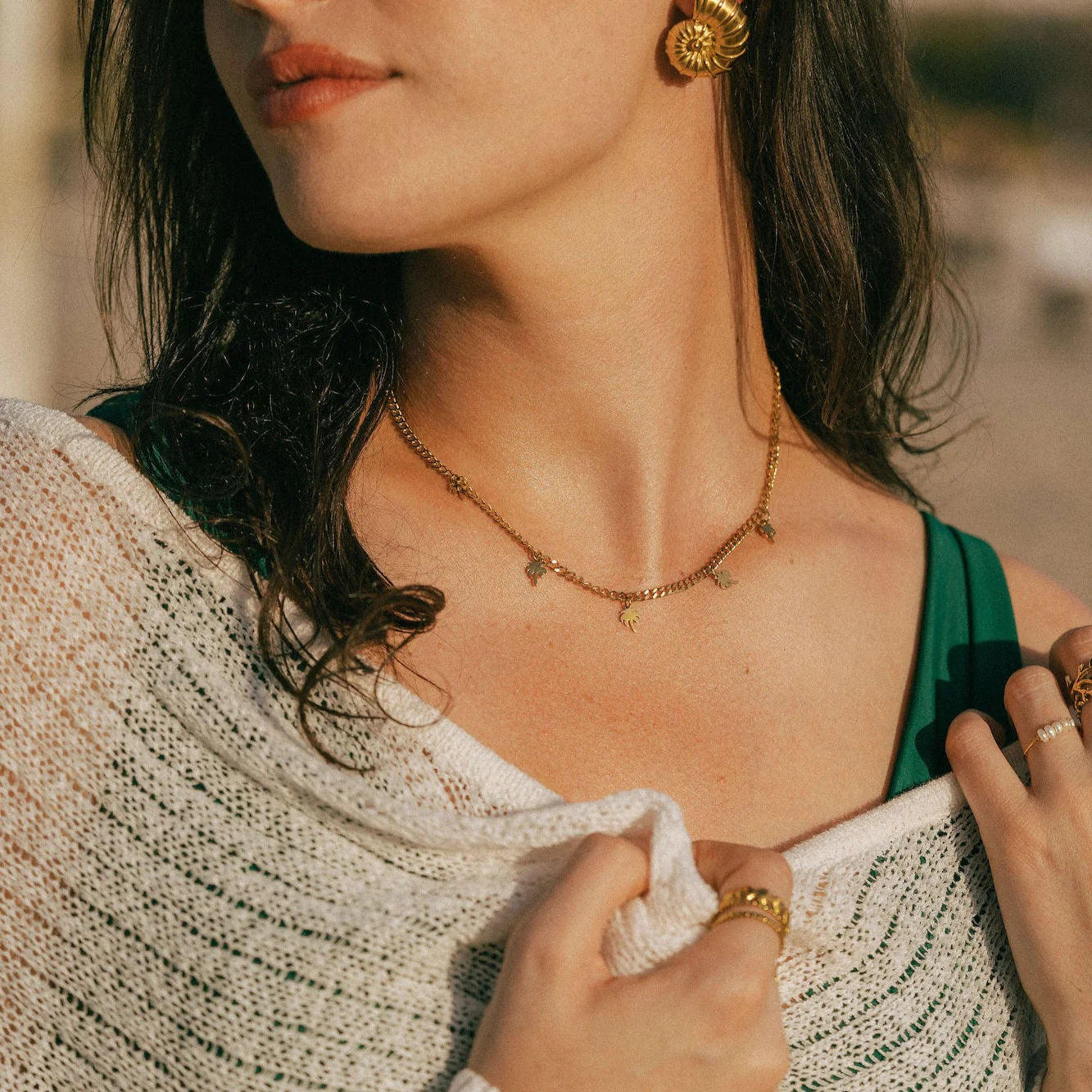 Salty Cali Under The Palms Necklace