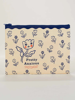 Blue Q Recycled Zipper Pouch