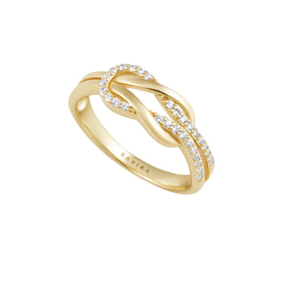 Sahira Rylynn Cz Knot Ring