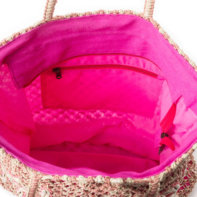 Cowgirl Summer Dimension Tote Bag In Pink
