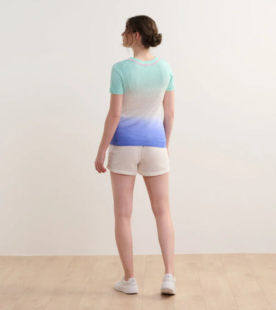 Hatley Simone Knit Tee - Ocean Dip Dye