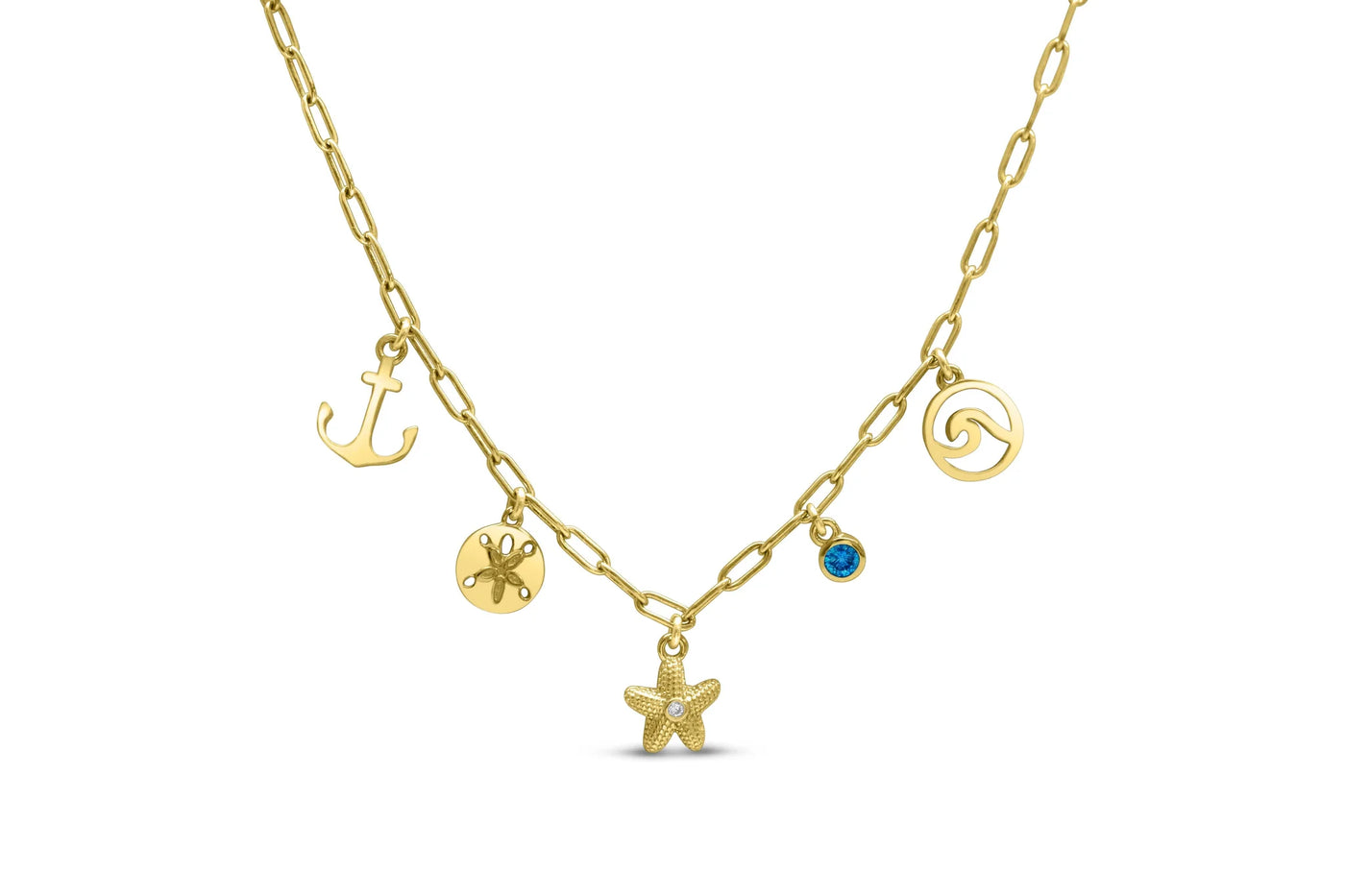 Swish "Wish Upon A Starfish" Charm Necklace