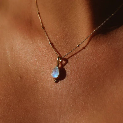 Moonstone Necklace (Handmade)