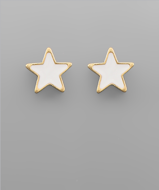 Epoxy Star Studs