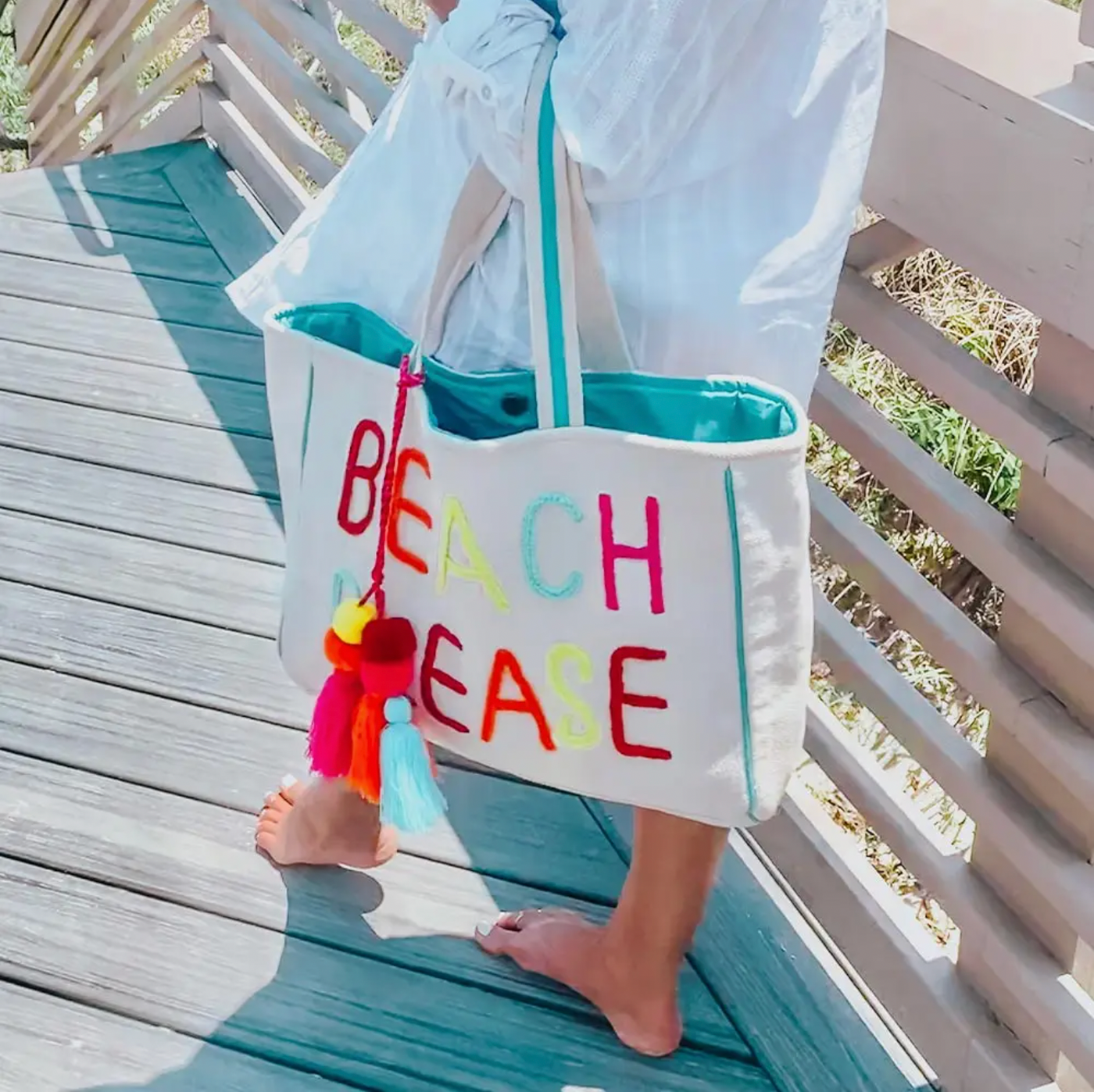 Beach Please Tote Bag by Katydid