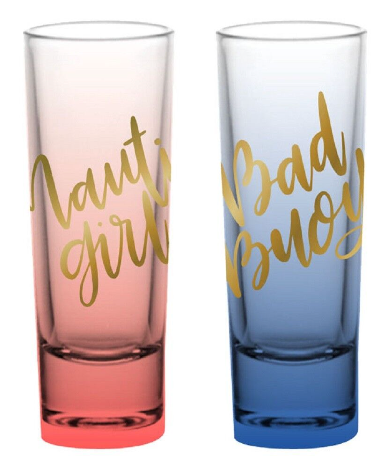 Naughti Girl & Bad Buoy Shot Glass Set